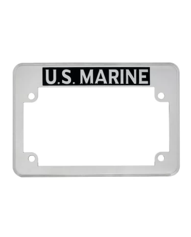 (CARD) MOTORCYCLE LICENSE PLATE FRAME - "U.S. MARINE" (CARD) MOTORCYCLE LICENSE PLATE FRAME - "U.S. MARINE"