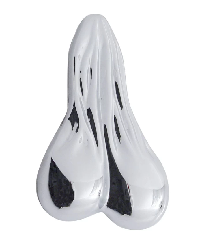 (CARD) CHROME PLASTIC 4 1/2" BALLS ACCENT (CARD) CHROME PLASTIC 4 1/2" BALLS ACCENT