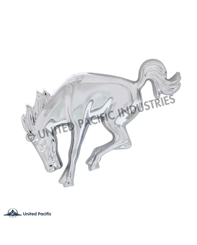 (CARD) CHROME BUCKING BRONCO EMBLEM (CARD) CHROME BUCKING BRONCO EMBLEM
