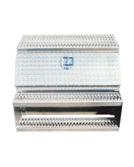(BULK) ALUMINUM STEP SADDLE BOX - 24" L x 25" W x 28" H