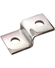 (BULK) CHROME HEAVY DUTY "Z" MOUNTING BRACKET - 1 1/2" x 1" x 1 1/2" (BULK) CHROME HEAVY DUTY "Z" MOUNTING BRACKET - 1 1/2" x 1" x 1 1/2"