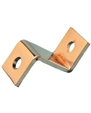 (BULK) CHROME HEAVY DUTY "Z" MOUNTING BRACKET - 1 1/2" x 2" x 1 1/2" (BULK) CHROME HEAVY DUTY "Z" MOUNTING BRACKET - 1 1/2" x 2" x 1 1/2"