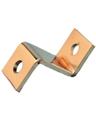 (BULK) CHROME HEAVY DUTY "Z" MOUNTING BRACKET - 1 1/2" x 2" x 1 1/2" (BULK) CHROME HEAVY DUTY "Z" MOUNTING BRACKET - 1 1/2" x 2" x 1 1/2"