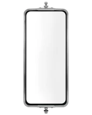 (BOX) STAINLESS STEEL WEST COAST HEATED MIRROR - 7" X 16"