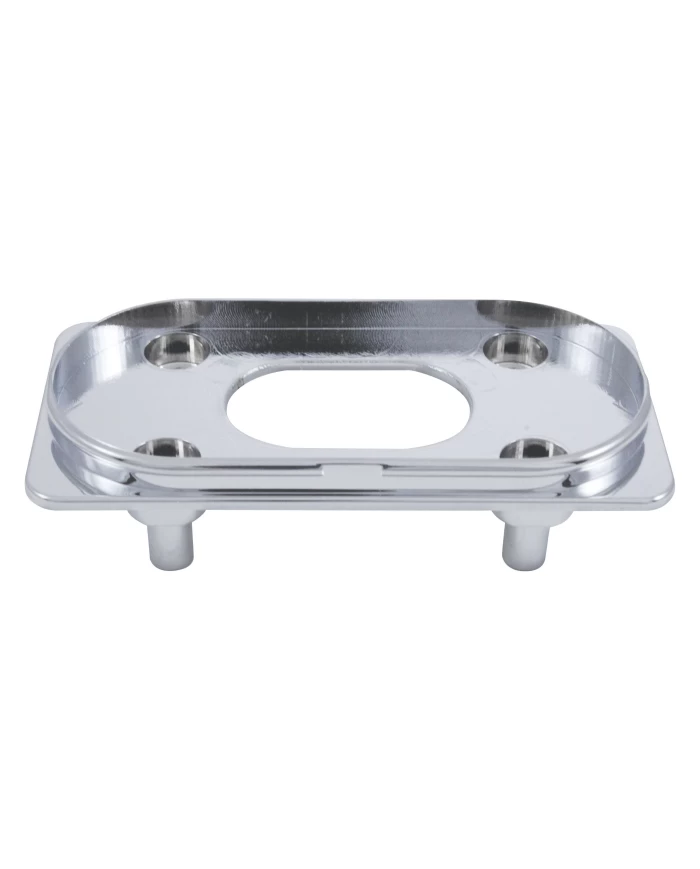 (2/CARD) CHROME LED BRACKET COVER