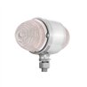 UP32330-34 LED Watermelon Double Face Light W/Chrome Housing - Amber LED/Clear Lens