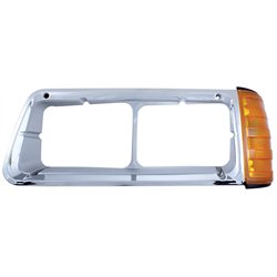UP32336-1PC Headlight Bezel With Turn Signal For 1989-2009 Freightliner FLD - Driver