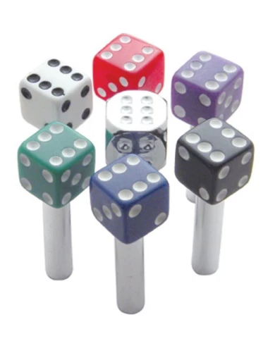 (2/CARD) RED DICE DOOR KNOB (2/CARD) RED DICE DOOR KNOB