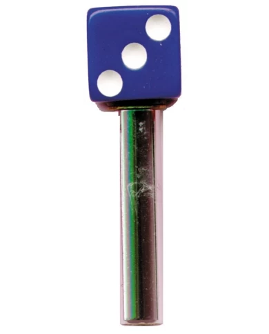 (2/CARD) BLUE DICE DOOR KNOB (2/CARD) BLUE DICE DOOR KNOB