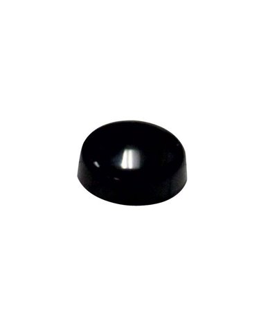 (BULK) BLACK PLASTIC SNAP-ON CAP - SIZE 10/12 SCREW (BULK) BLACK PLASTIC SNAP-ON CAP - SIZE 10/12 SCREW
