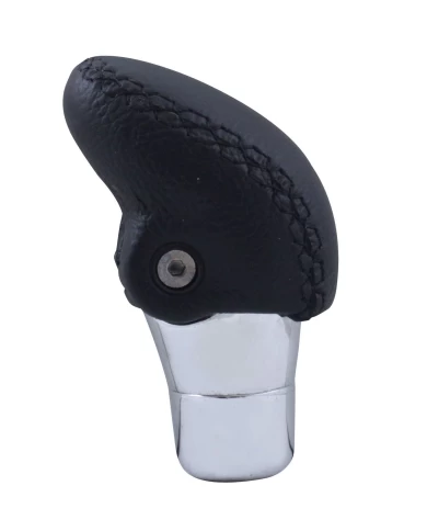 *CLOSEOUT* (BULK) CHROME/LEATHER GEARSHIFT KNOB *CLOSEOUT* (BULK) CHROME/LEATHER GEARSHIFT KNOB