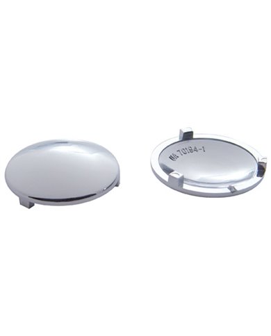(BULK) CHROME PLASTIC KENWORTH BUTTON COVER (BULK) CHROME PLASTIC KENWORTH BUTTON COVER