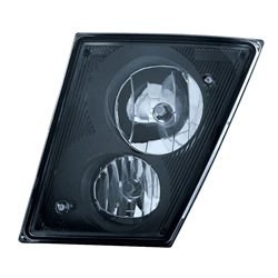 UP32355-Black Fog/Driving Light Assembly For 2003-2017 Volvo VN/VNL - Driver