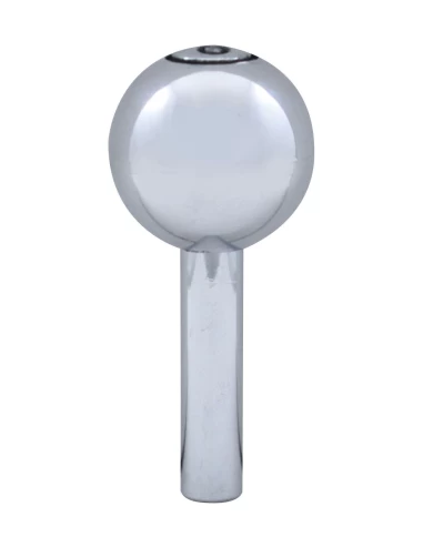 (2/CARD) CHROME LARGE "8" BALL DOOR KNOB (2/CARD) CHROME LARGE "8" BALL DOOR KNOB