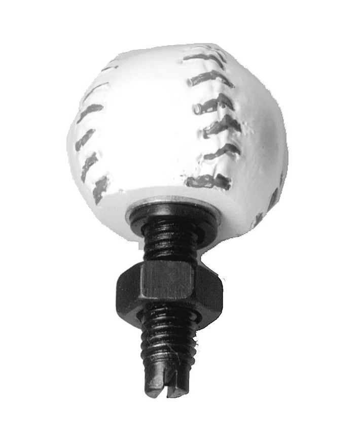 (2/CARD) BASEBALL LICENSE PLATE FASTENER