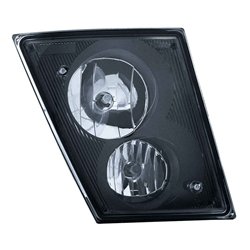 UP32356-Black Fog/Driving Light Assembly For 2003-2017 Volvo VN/VNL - Passenger