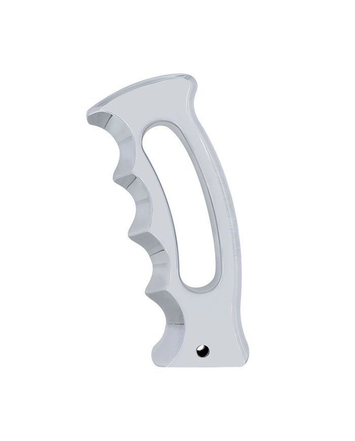 (CARD) CHROME "SLOT" PISTOL GRIP SHIFT KNOB (CARD) CHROME "SLOT" PISTOL GRIP SHIFT KNOB