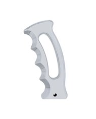 (CARD) CHROME "SLOT" PISTOL GRIP SHIFT KNOB (CARD) CHROME "SLOT" PISTOL GRIP SHIFT KNOB