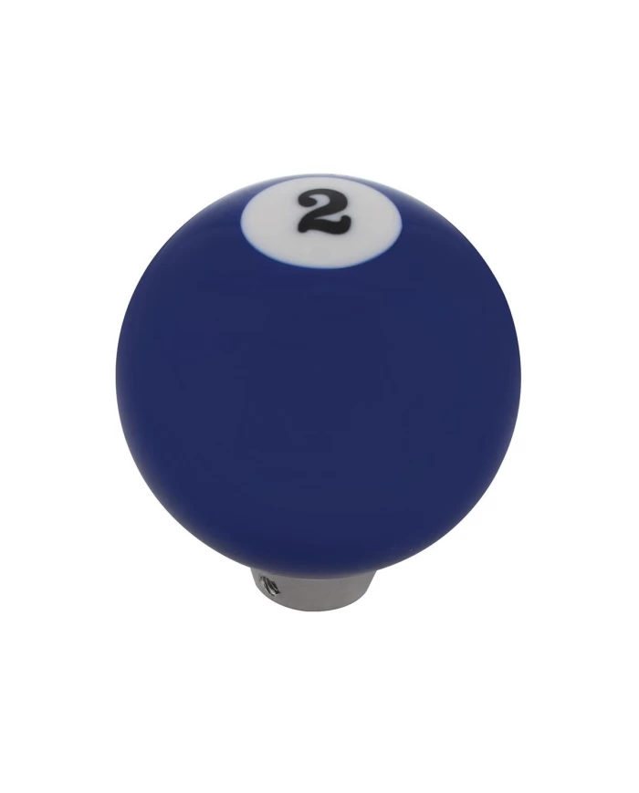 (CARD) BLUE "2" BALL GEARSHIFT KNOB