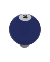 (CARD) BLUE "2" BALL GEARSHIFT KNOB
