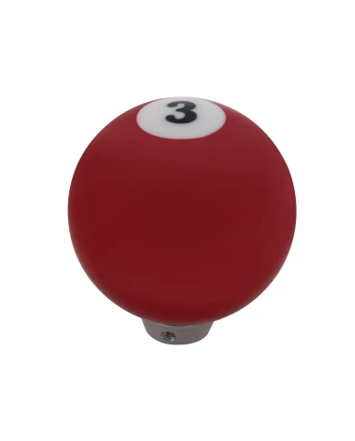 (CARD) RED "3" BALL GEARSHIFT KNOB (CARD) RED "3" BALL GEARSHIFT KNOB
