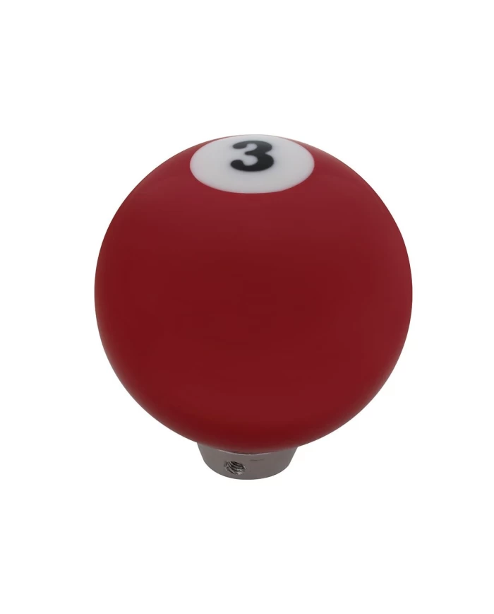 (CARD) RED "3" BALL GEARSHIFT KNOB