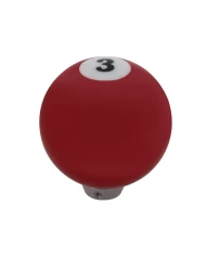 (CARD) RED "3" BALL GEARSHIFT KNOB