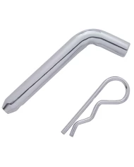 (CARD) CHROME HITCH PIN WITH CLIP
