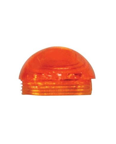 (BULK) GUIDE TOP DOME LENS - AMBER (BULK) GUIDE TOP DOME LENS - AMBER