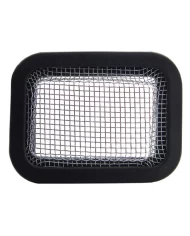 (SKPK) RUBBER KENWORTH ROCK GUARD W/ CHROME MESH