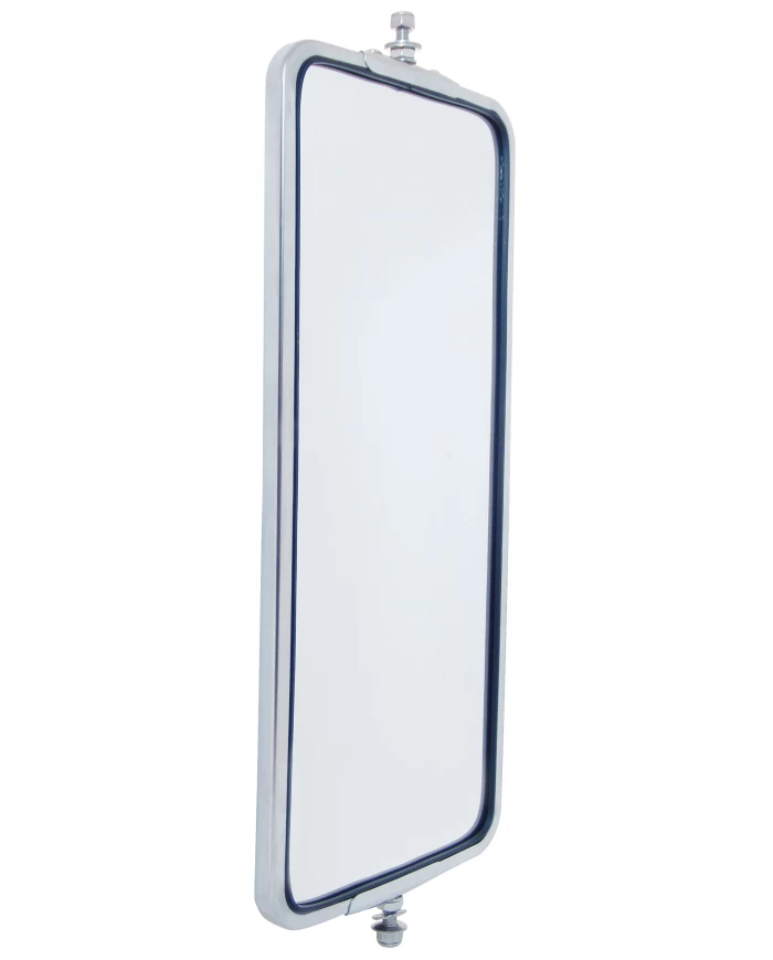 (CBOX) LED STAINLESS WEST COAST HEATED MIRROR - 7" X 16"