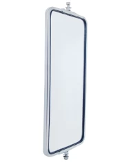 (CBOX) LED STAINLESS WEST COAST HEATED MIRROR - 7" X 16"