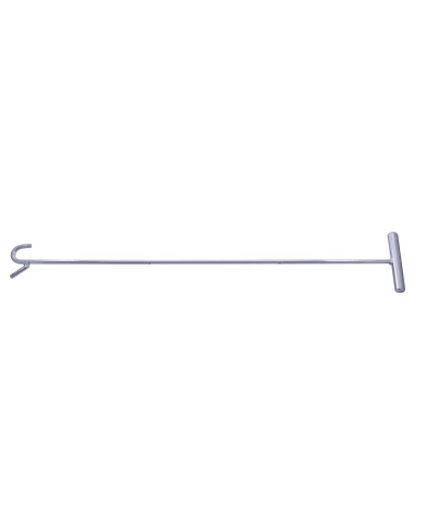 (BULK) CHROME 31" FIFTH WHEEL PIN PULLER W/ HOOK (BULK) CHROME 31" FIFTH WHEEL PIN PULLER W/ HOOK