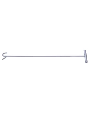 (BULK) CHROME 31" FIFTH WHEEL PIN PULLER W/ HOOK