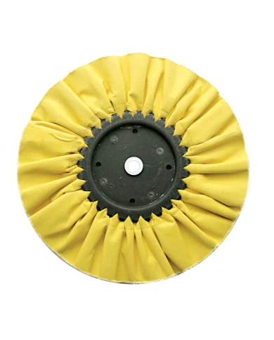 (CARD) 10" YELLOW TREATED AIRWAY BUFF - 16 PLY, 5/8" & 1/2" ARBOR (CARD) 10" YELLOW TREATED AIRWAY BUFF - 16 PLY, 5/8" & 1/2" ARBOR