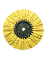 (CARD) 10" YELLOW TREATED AIRWAY BUFF - 16 PLY, 5/8" & 1/2" ARBOR (CARD) 10" YELLOW TREATED AIRWAY BUFF - 16 PLY, 5/8" & 1/2" ARBOR