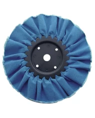 (CARD) 6" BLUE TREATED AIRWAY BUFF - 12 PLY, 5/8" & 1/2" ARBOR (CARD) 6" BLUE TREATED AIRWAY BUFF - 12 PLY, 5/8" & 1/2" ARBOR