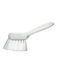 (BULK) 4" WHITE SCRUB BRUSH W/HANDLE
