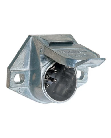 (BULK) ROUND 7 WAY SOCKET CONNECTOR - SPLIT PIN (BULK) ROUND 7 WAY SOCKET CONNECTOR - SPLIT PIN
