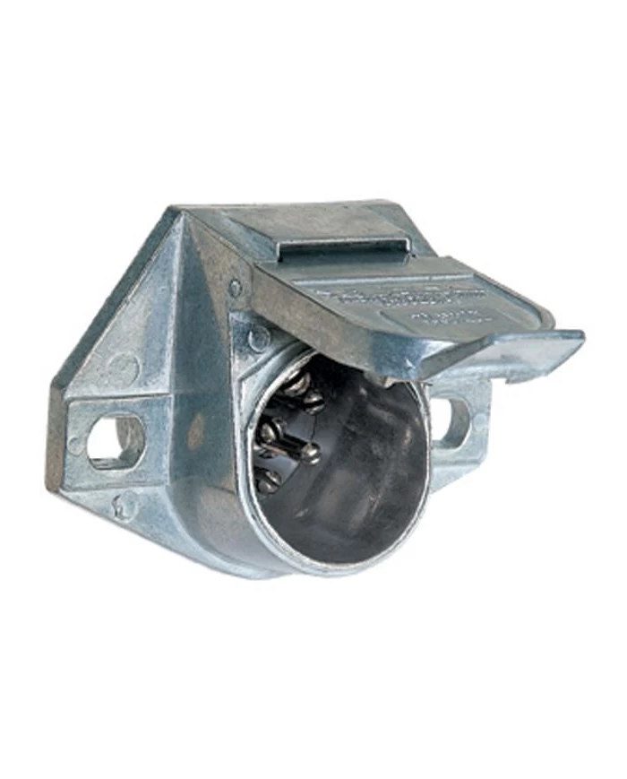 (BULK) ROUND 7 WAY SOCKET CONNECTOR - SPLIT PIN