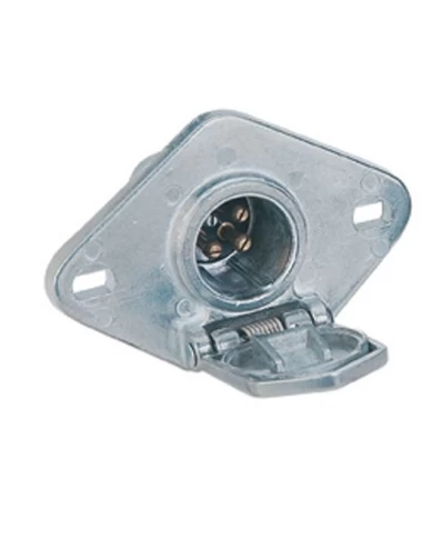 (BULK) ROUND 4 WAY SOCKET CONNECTOR - SPLIT PIN (BULK) ROUND 4 WAY SOCKET CONNECTOR - SPLIT PIN