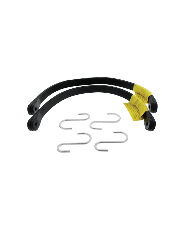 (2/CARD) 15" EPDM RUBBER TARP STRAP