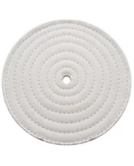 (PACK) 4" ASSORTED SOFT MUSLIN/SPIRAL SEWN - 30 PLY. & 1/2" ARBOR