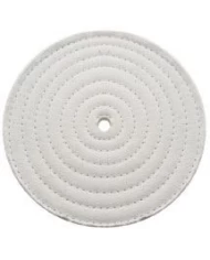 (PACK) 6" ASSORTED SOFT MUSLIN/SPIRAL SEWN - 30 PLY. & 1/2" ARBOR