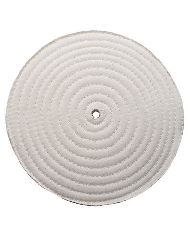 (BULK) 14" ASSORTED SOFT MUSLIN/SPIRAL SEWN - 30 PLY. & 1/8" ARBOR (BULK) 14" ASSORTED SOFT MUSLIN/SPIRAL SEWN - 30 PLY. & 1/8" ARBOR