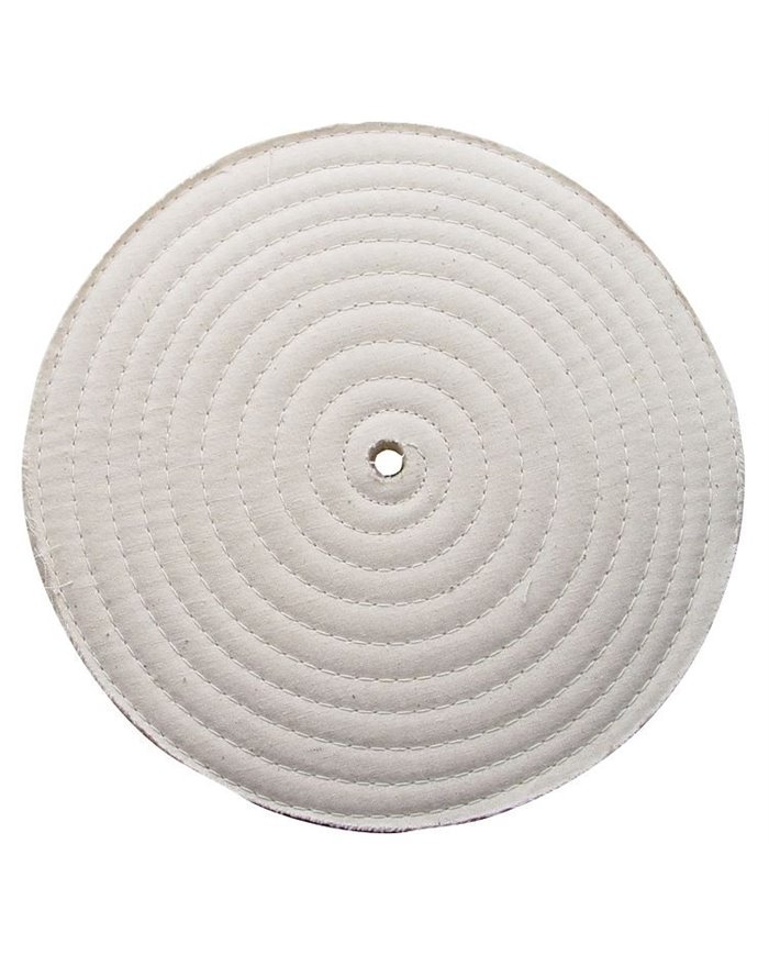 (BULK) 14" ASSORTED SOFT MUSLIN/SPIRAL SEWN - 30 PLY. & 1/8" ARBOR