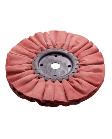 (CARD) 6" RED TOUGH/HARD BUFFING PAD - 12 PLY. & 3/4" ARBOR (CARD) 6" RED TOUGH/HARD BUFFING PAD - 12 PLY. & 3/4" ARBOR
