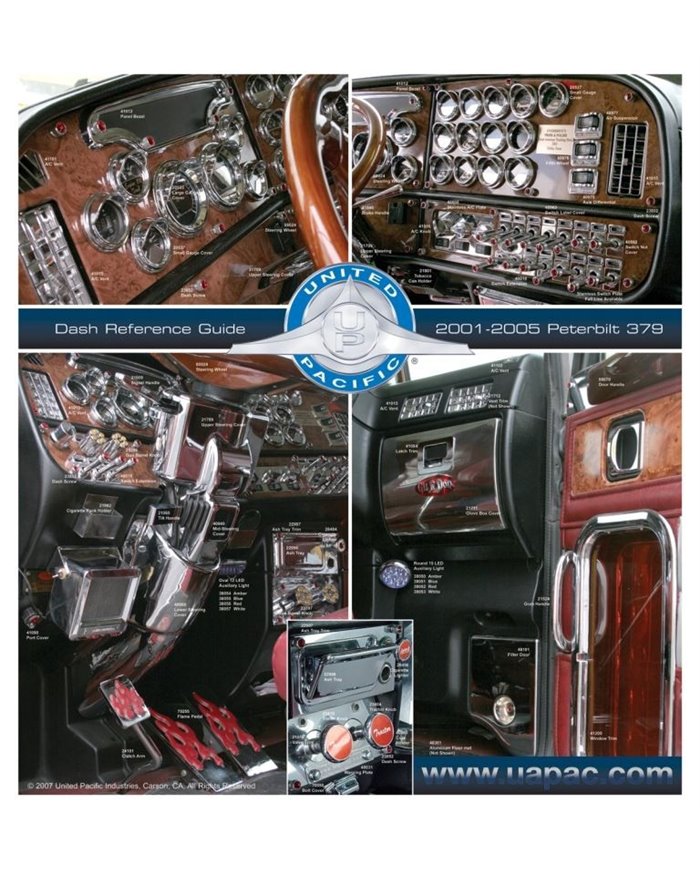 (BULK) PETERBILT INTERIOR ACCESSORIES POSTER - 2001-2005