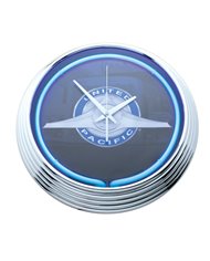 (CBOX) UNITED PACIFIC ANALOG NEON WALL CLOCK (CBOX) UNITED PACIFIC ANALOG NEON WALL CLOCK