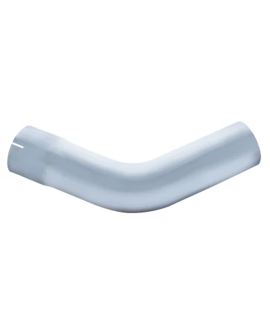 (BULK) ALUMINUM 45 ANGLED EXPENDED ELBOW, 5" I.DIA., 5" O.DIA. - 12" X 12" DIAMETER